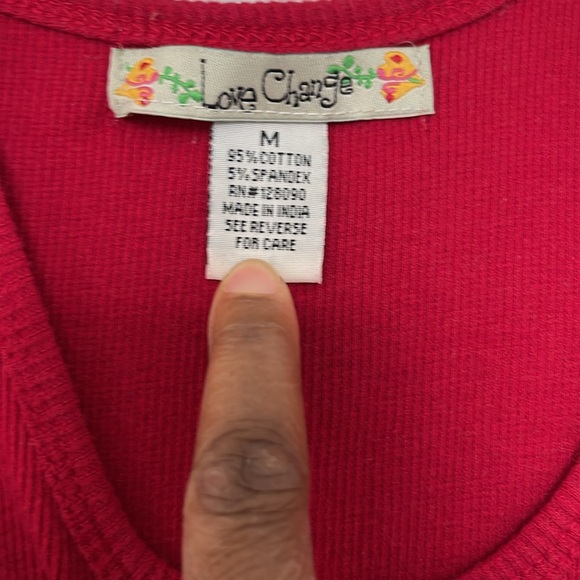 Love Change Red Tank Top - Picture 2 of 9